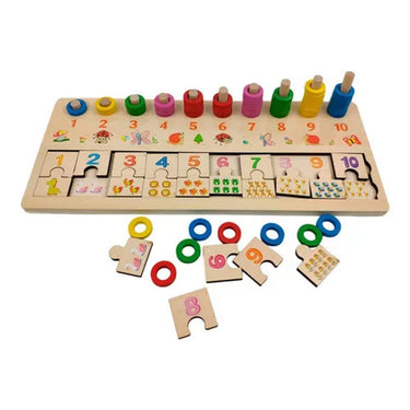 3in1 Wooden Educational Match Board